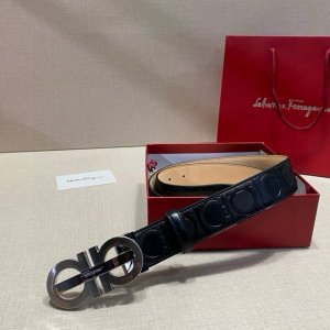 Salvatore Ferragamo 3.5cm custom men's belt, choose your own combination of doub