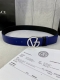 Width 4.0Cm Versace This Reversible Leather Belt Has A Buckle With The Brand's S