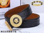 Belt Versace.Ver Original Belt 100% First Layer Cowhide Guaranteed Genuine Leath