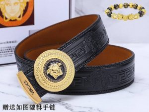 Belt Versace.Ver Original Belt 100% First Layer Cowhide Guaranteed Genuine Leath