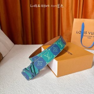 Lv Initiales College Monogram Heritage Reversible Belt makes a striking first im