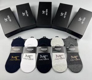 New Arc'teryx men's invisible socks, made of pure cotton, featuring the classic