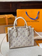 Top layer cowhide Lv Onthego new jungle bag Onthego is absolutely one of the mus