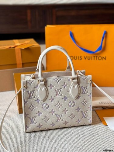 Top layer cowhide Lv Onthego new jungle bag Onthego is absolutely one of the mus