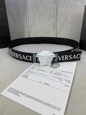 Width 4.0 Cm Versace This Palazzo Belt Is Crafted From Calf Leather And Adorned - Click Image to Close