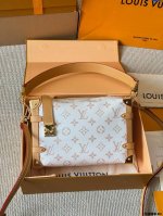 Cowhide version Gu Ailing's same show-style small box Lv Side Trunk Gu Ailing b