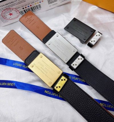 Belt: Louis Vuitton top-tier replica. Belt: 100% top-grain cowhide, genuine lea