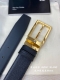 montblanc Montblanc width 3.5cm using top layer cowhide boutique pin buckle head