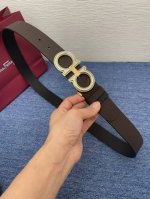 Brand: Ferragamo, 3.5 Cm. Description: This Belt Is Crafted From Natural Grain L