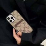 gucci Gucci Classic Popular Old Flower Mobile Phone Case Card Slot Full Shell