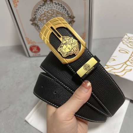 Product Name: Versace. Material: Genuine Leather Belt Made From The First Layer - Click Image to Close
