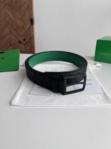 Bv 2025 Newest Men's Braided Belt, Handmade Intreccio Large Check Braided Double