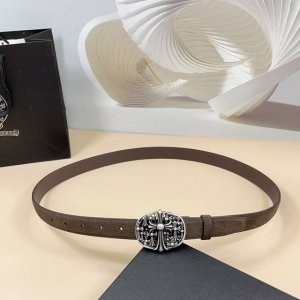 Chrome Hearts Mini belt detachable original calfskin with classic logo pure cop