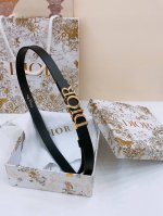 dior The D-Dream Belt Is Made Of Smooth Cowhide And Paired With A Shiny Metal