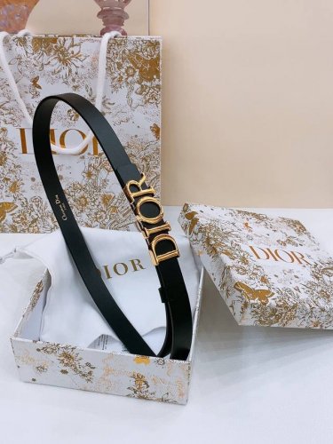 dior The D-Dream Belt Is Made Of Smooth Cowhide And Paired With A Shiny Metal