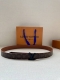 3.0 Wide Lv Flowergram Round Double-Sided Belt Reinterprets Louis Vuitton's Clas