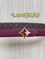 Flowergram Reversible Belt: This belt combines Monogram canvas and Monogram embo