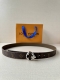 Special This 3.0-Inch Wide Belt Features Monogram Canvas And Leather On Opposite