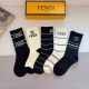 Box of 5 pairs (with packaging) Fendi classic double-F best-selling long socks,