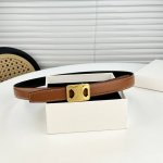 Celin E new three-dimensional buoy buckle women's belt Italian imported calfskin