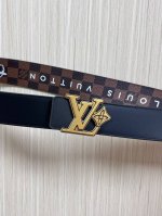 - New style of the season, 4.0 wide brown grid printed with white letters and s