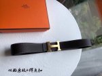 Delivery Counter Full Gift Box Packaging. Hermes Men's Double-Sided Original Lea