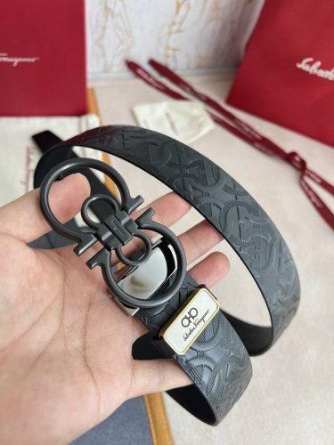 Product Name: Ferragamo Belt. Ferragamo Belt Original Model Buckle Pure Copper M
