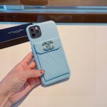 New product on the shelves~Chanel lychee pattern card holder mobile phone case
