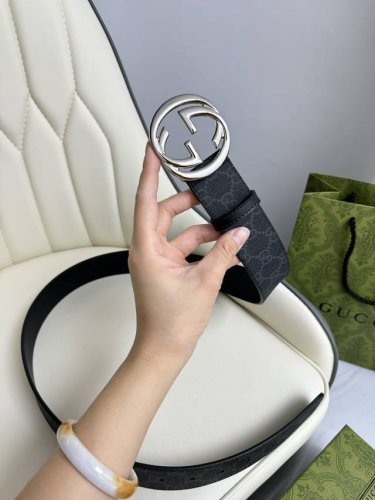 Gucci, Original Factory Precision Electroplated Buckle, Italian Original Leather