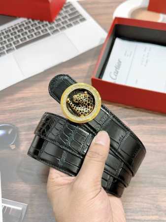 Cartier leopard head original quality imported calf leather! Width: 3.5Cm. 81881 - Click Image to Close