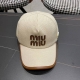 miumiu2025 Original Baseball Cap, Authentic Mold Customization, Original Work