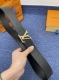 Brand Lv 4.0Cm Description This belt with Lv buckle is lined with buffalo leathe