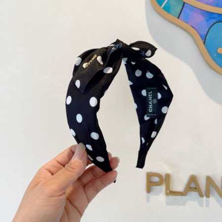 with packaging Chanel Chanel's new small shampoo dot wide-brimmed headband, retr - Click Image to Close