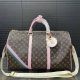 Louisvuitton Lv Keepall 50 Monogram Canvas Tennis Capsule Series New Travel Bag