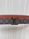 Flowergram Reversible Belt: This belt combines Monogram canvas and Monogram embo