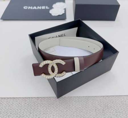 3.0Cm Chanel Official Website New Double-Sided Original Calfskin Length 75.80 - Click Image to Close