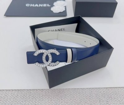 3.0Cm Chanel Official Website New Double-Sided Original Calfskin Length 75.80