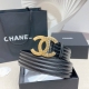 5.0Cm Chanel belt, double-sided top-grain lambskin paired with cowhide, length: