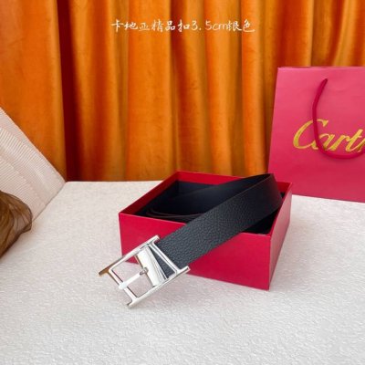 Cartier 3.5mm men's double-sided original single leather boutique original buckl