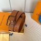 Original packaging L0Uis Vuitt0N This season's new Lvjia men's belt, 35mm wide,