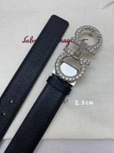 Ferragamo 25mm metal Gancio double buckle, women's double-sided cowhide leather, Ferragamo 25mm metal Gancio double buckle, women's double-sided cowhide leather,