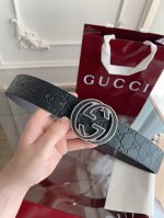 Gucci.Gucci Full set of packaging, beautiful Gucci double G buckle men's new bel