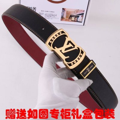 Belt: Lv.. Louis.. Original belt: 100% top layer cowhide, guaranteed genuine lea