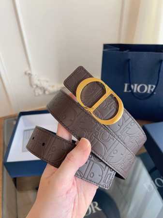 Dior Enhanced Edition, French Original Leather, Brown Embossed Full Leather, Qua - Click Image to Close