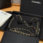 Chanel's new waist chain (Ddd). This bow-knot leather chain is incredibly high-q