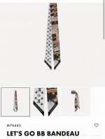 Lv Let's Go Bb Headband! The colorful hard case pattern is a metaphor for Louis