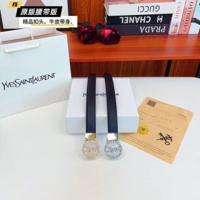 Original quality punched Brand: Ysl women's Color: Black Buckle: Gold and Silver