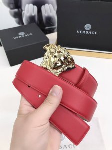 Versace This Belt Is Crafted From Soft Greca Embossed Leather In Italy, Featurin
