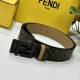 Fendi Fendi Authentic Store Version Double-Ring Reversible Belt With Ff Snap Buc