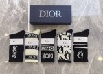 Special Offer: Dior Women's Knee-High Socks (5 pairs per box), made of pure cott